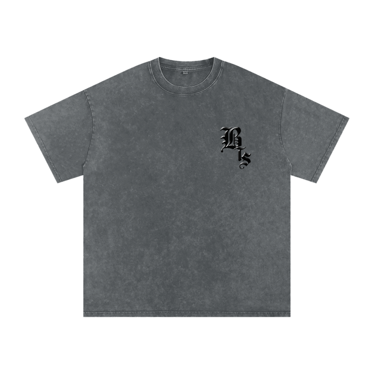 Arirang Snow Washed Oversized Heavyweight Cotton T-Shirt (Unisex)