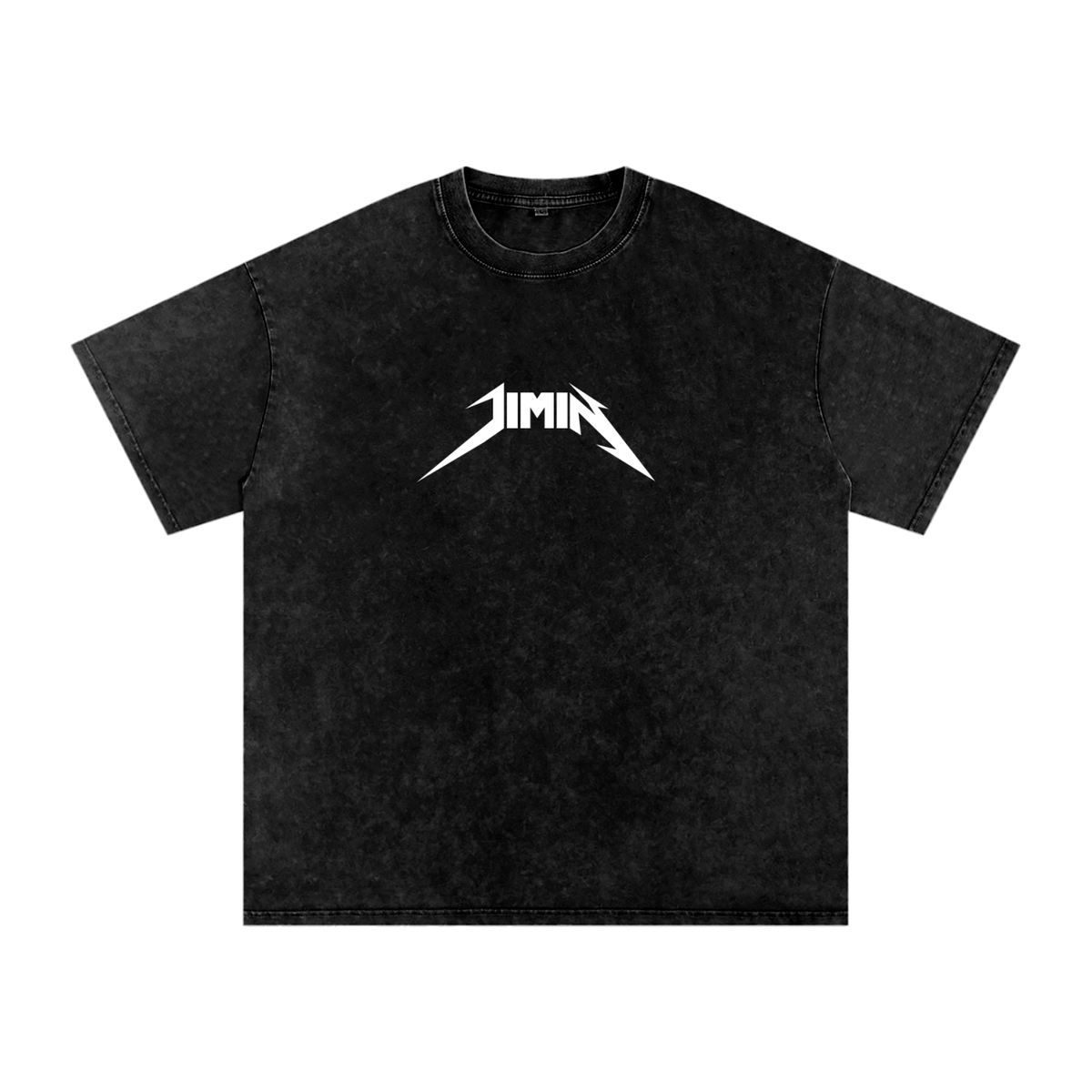 Jimin inspired snow washed oversized cotton t-shirt, BTS fan tee, unisex