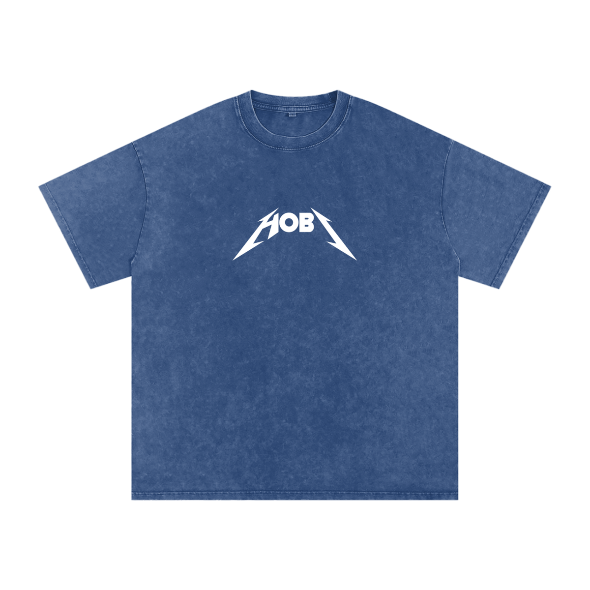 Hobi Snow Washed Oversized Heavyweight Cotton T-Shirt (Unisex)