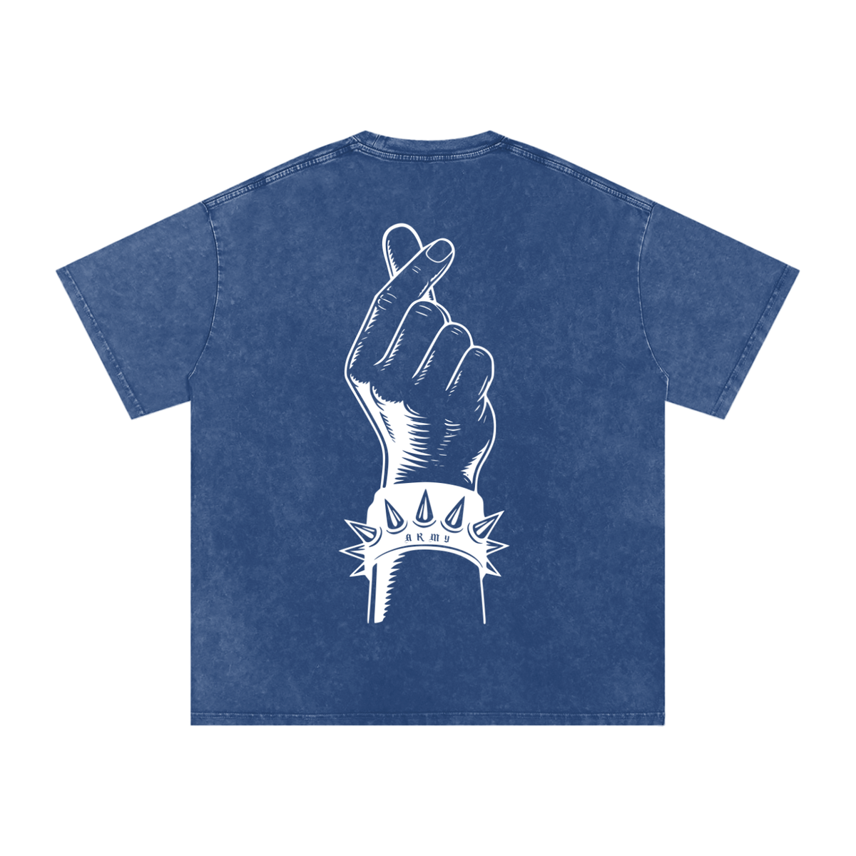 Jungkook Snow Washed Oversized Heavyweight Cotton T-Shirt (Unisex)