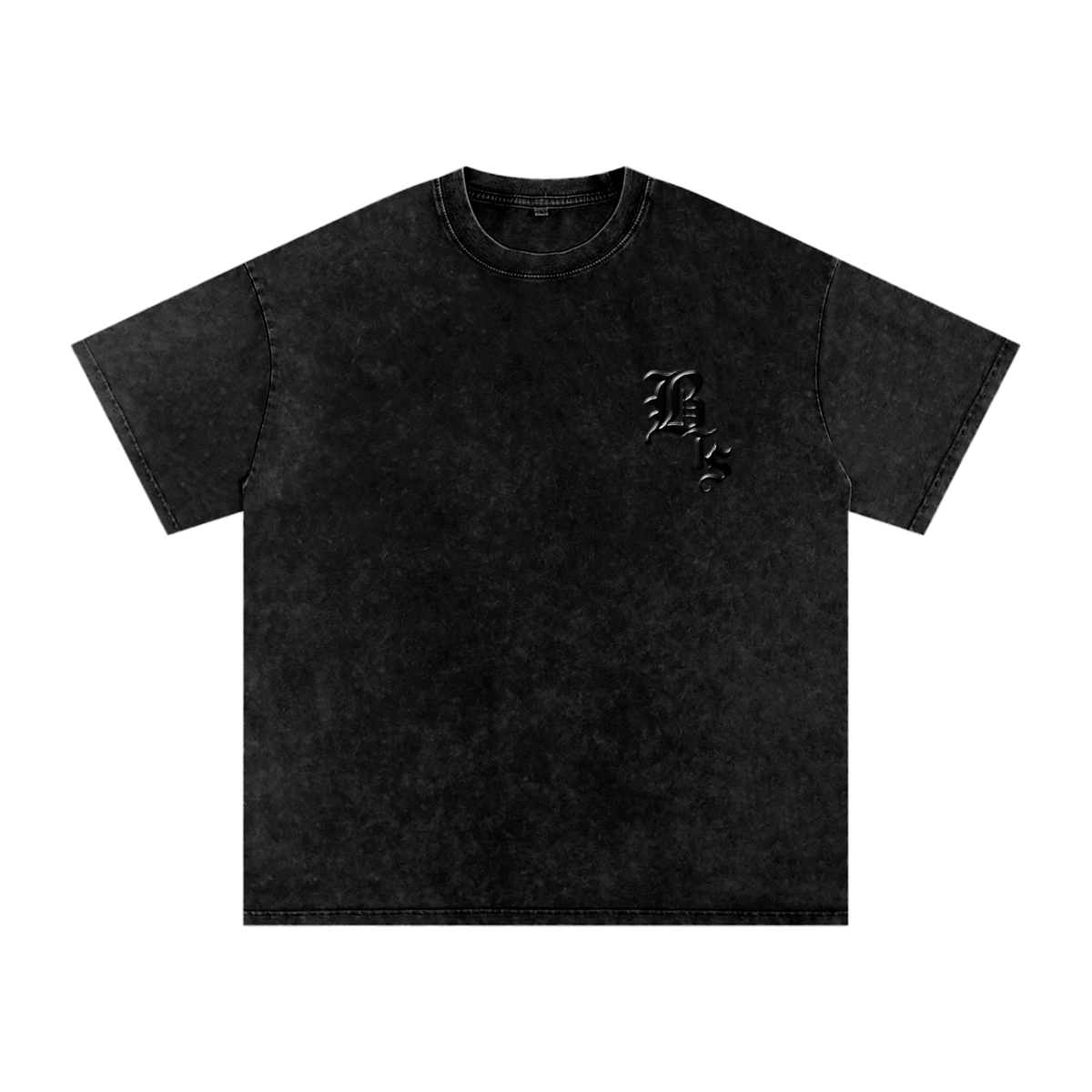 Arirang Snow Washed Oversized Heavyweight Cotton T-Shirt (Unisex)