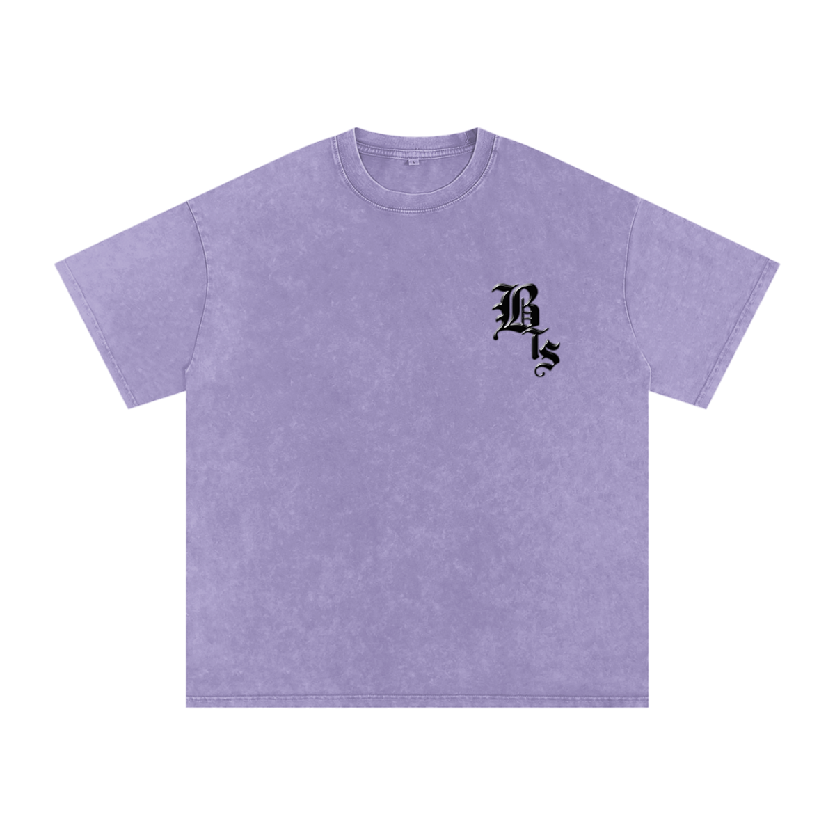 Arirang Snow Washed Oversized Heavyweight Cotton T-Shirt (Unisex)
