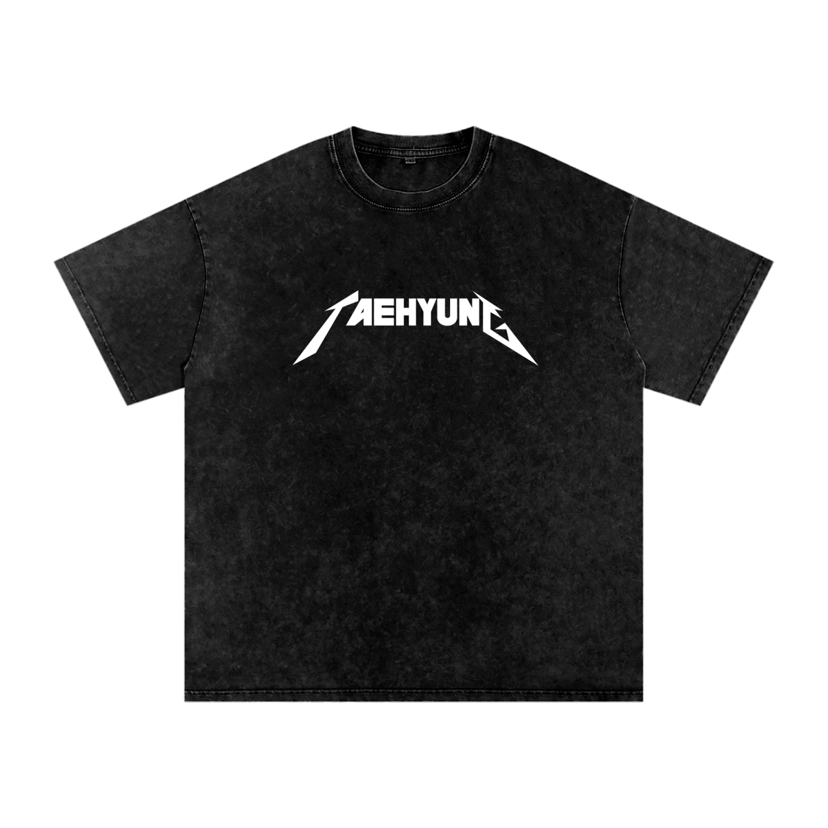 Taehyung inspired snow washed oversized cotton t-shirt, BTS fan tee, unisex