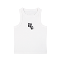 Faux Embroidered BTS Snow Washed Tank Top