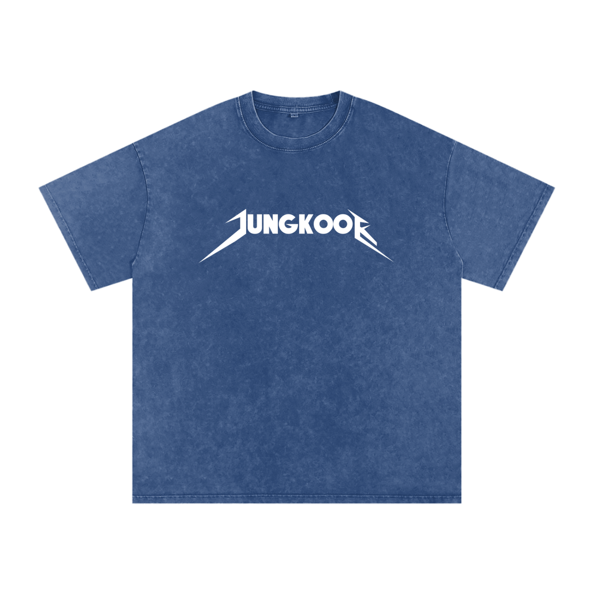 Jungkook Snow Washed Oversized Heavyweight Cotton T-Shirt (Unisex)