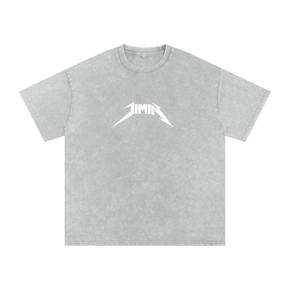 Jimin Snow Washed Oversized Heavyweight Cotton T-Shirt (Unisex)