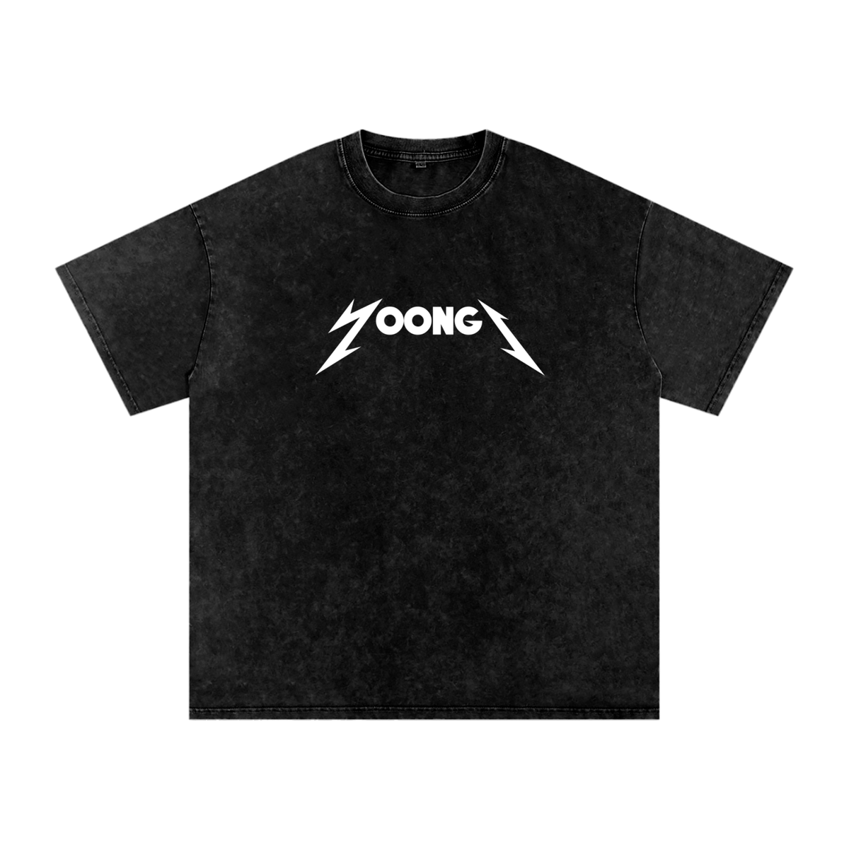 Yoongi inspired snow washed oversized cotton t-shirt, BTS fan tee, unisex