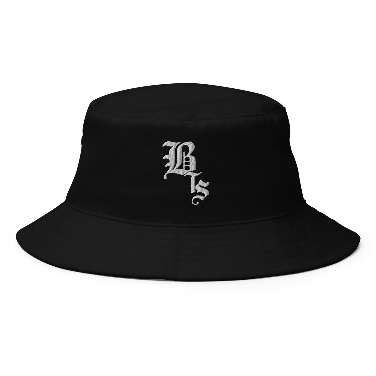 BTS Old English Embroidered Bucket Hat (Unisex)